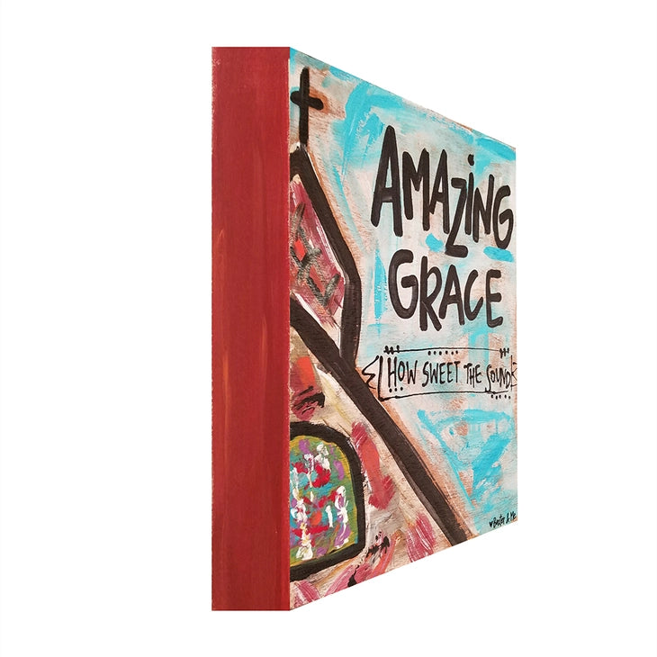 How Sweet The Sound - Wrapped Canvas, 8" x 10"