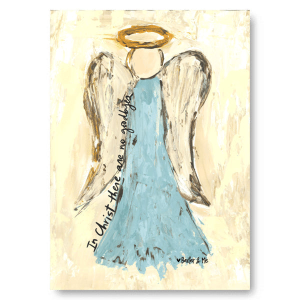 In Christ, No Goodbyes - Wrapped Canvas