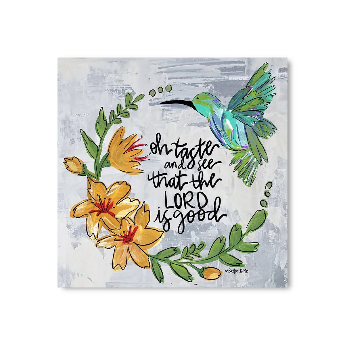 O Taste & See - Wrapped Canvas