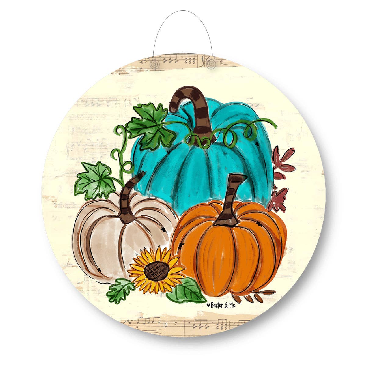 Pumpkins Door Hanger