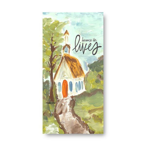 Because He Lives - Wrapped Canvas