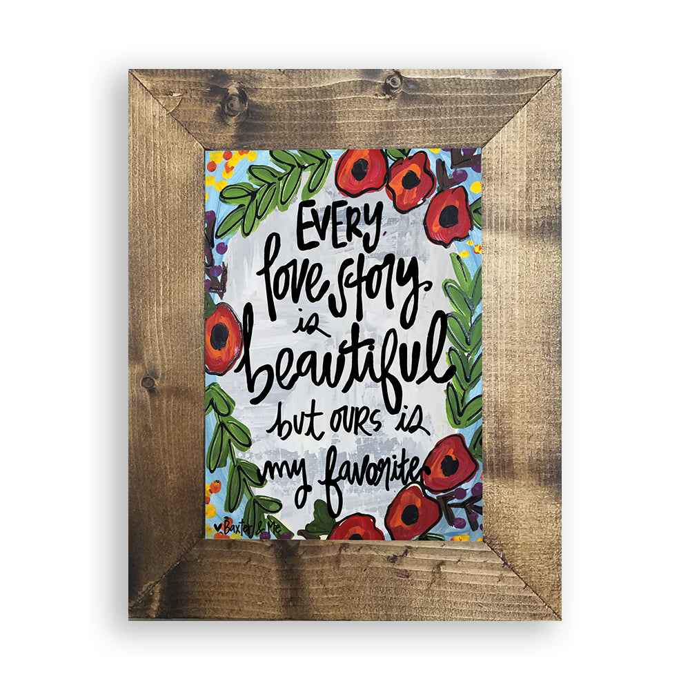 Love Story - Framed Art