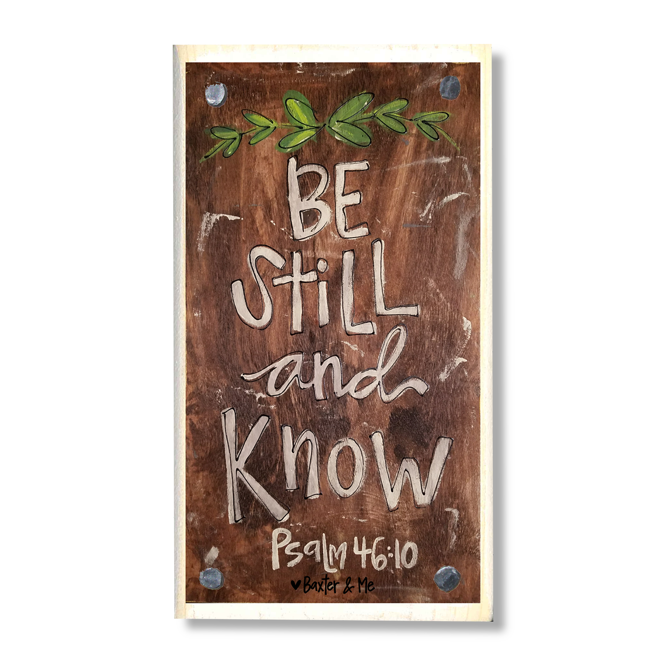 Be Still & Know Happy Block