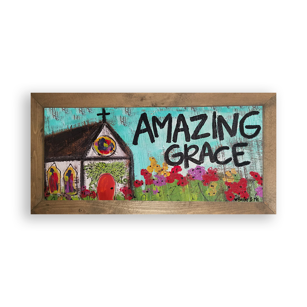 Amazing Grace Ripple 24″x36″ Canvas – Sonshine Books & Gifts