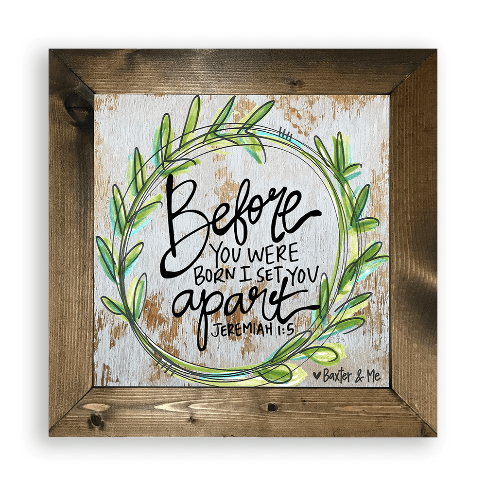 Before You Were Born (Boy) - Framed Art