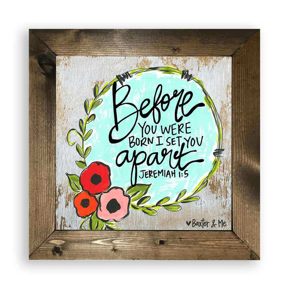 Before You Were Born (Girl) - Framed Art