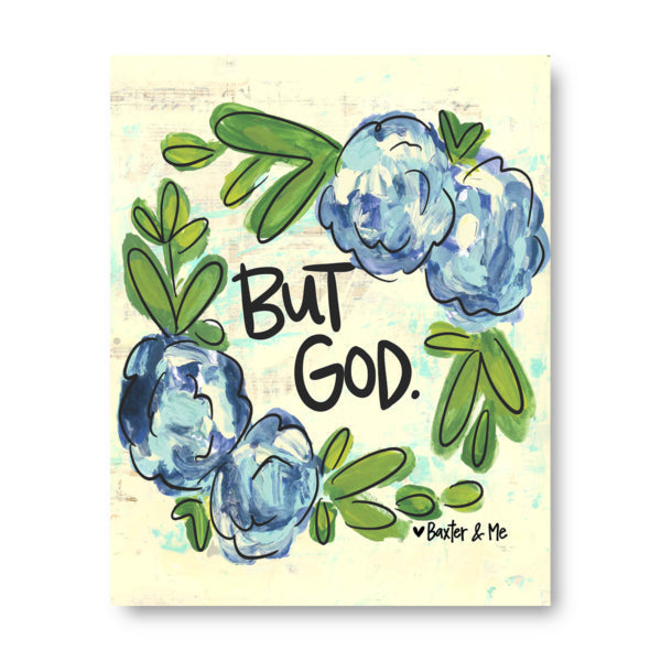 But God - Wrapped Canvas