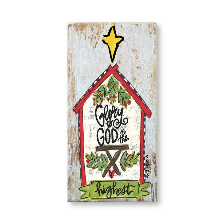 Glory To God - Wrapped Canvas