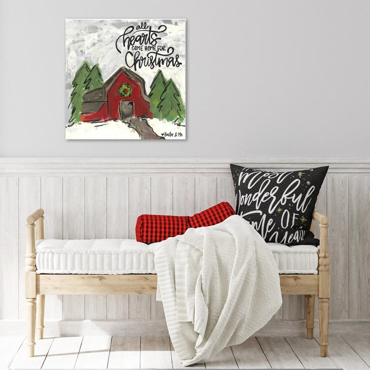 Hearts Come Home - Wrapped Canvas