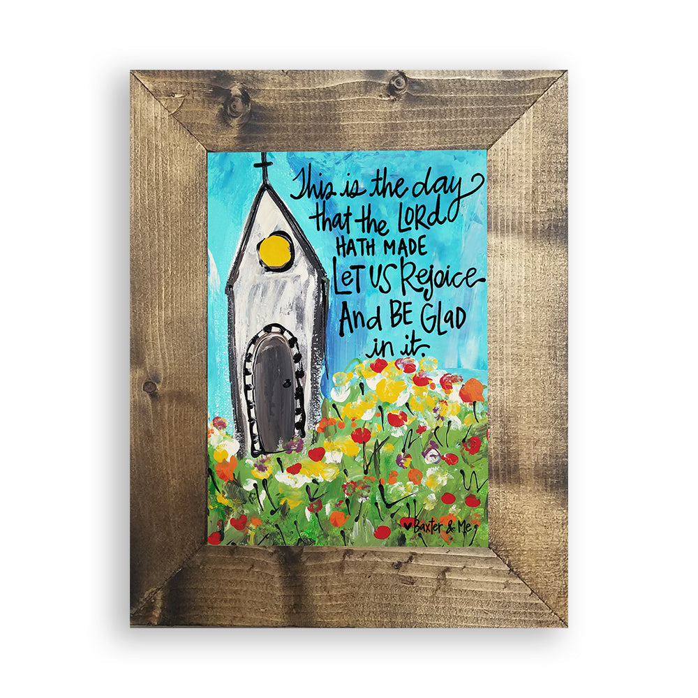 This Is The Day - Framed Art