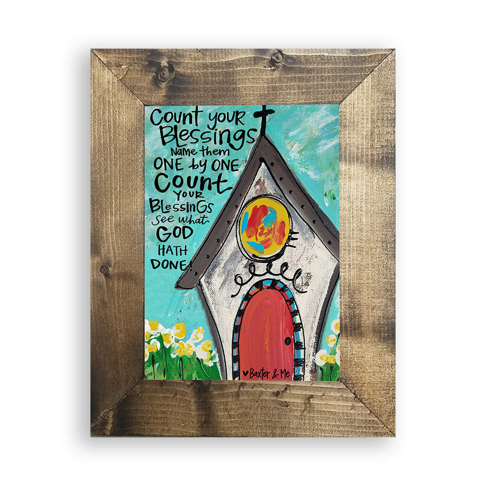 Count Your Blessings - Framed Art
