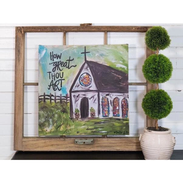 How Great Thou Art - Wrapped Canvas