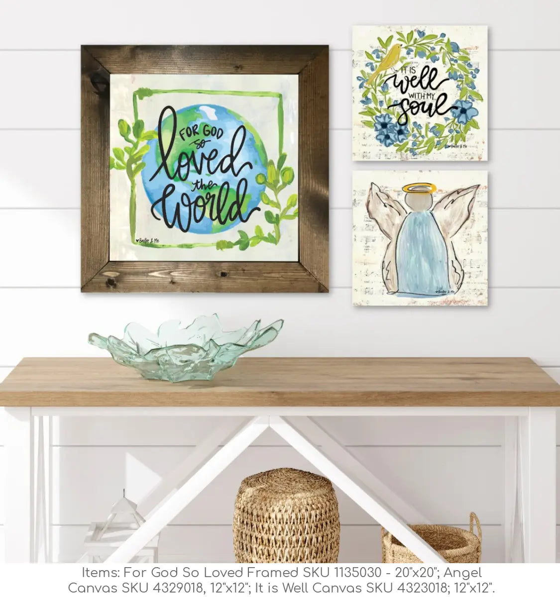 For God So Loved The World - Framed Art