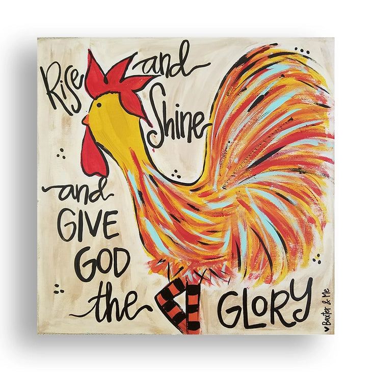 Rise & Shine - Wrapped Canvas