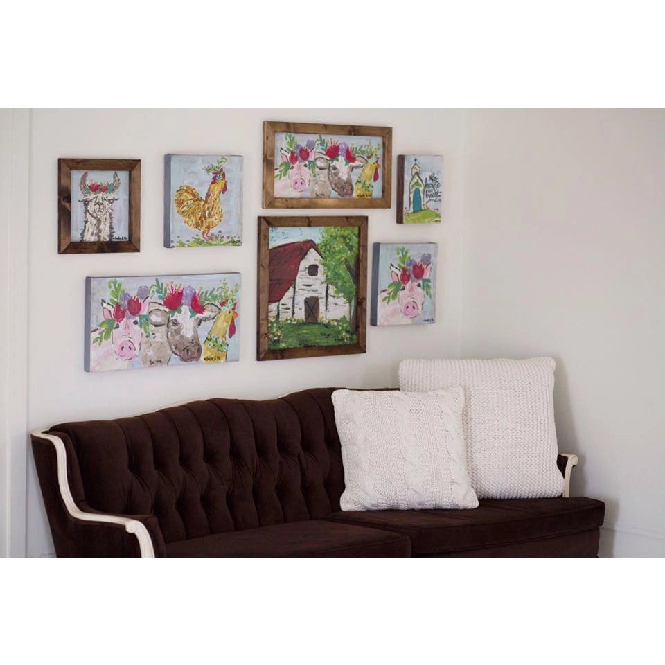 The House That Built Me - Wrapped Canvas, 8" x 10"