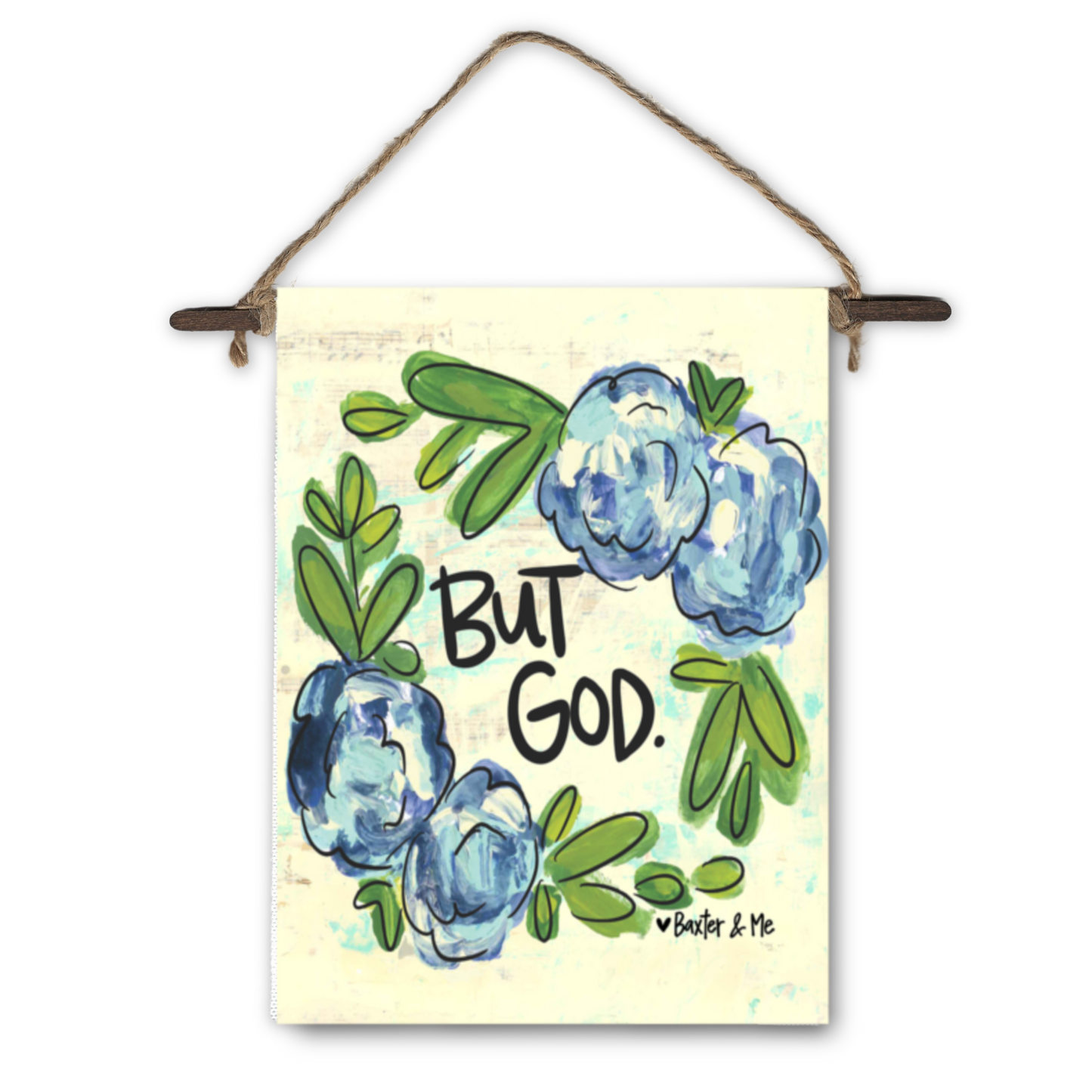 But God Mini Wall Hanging