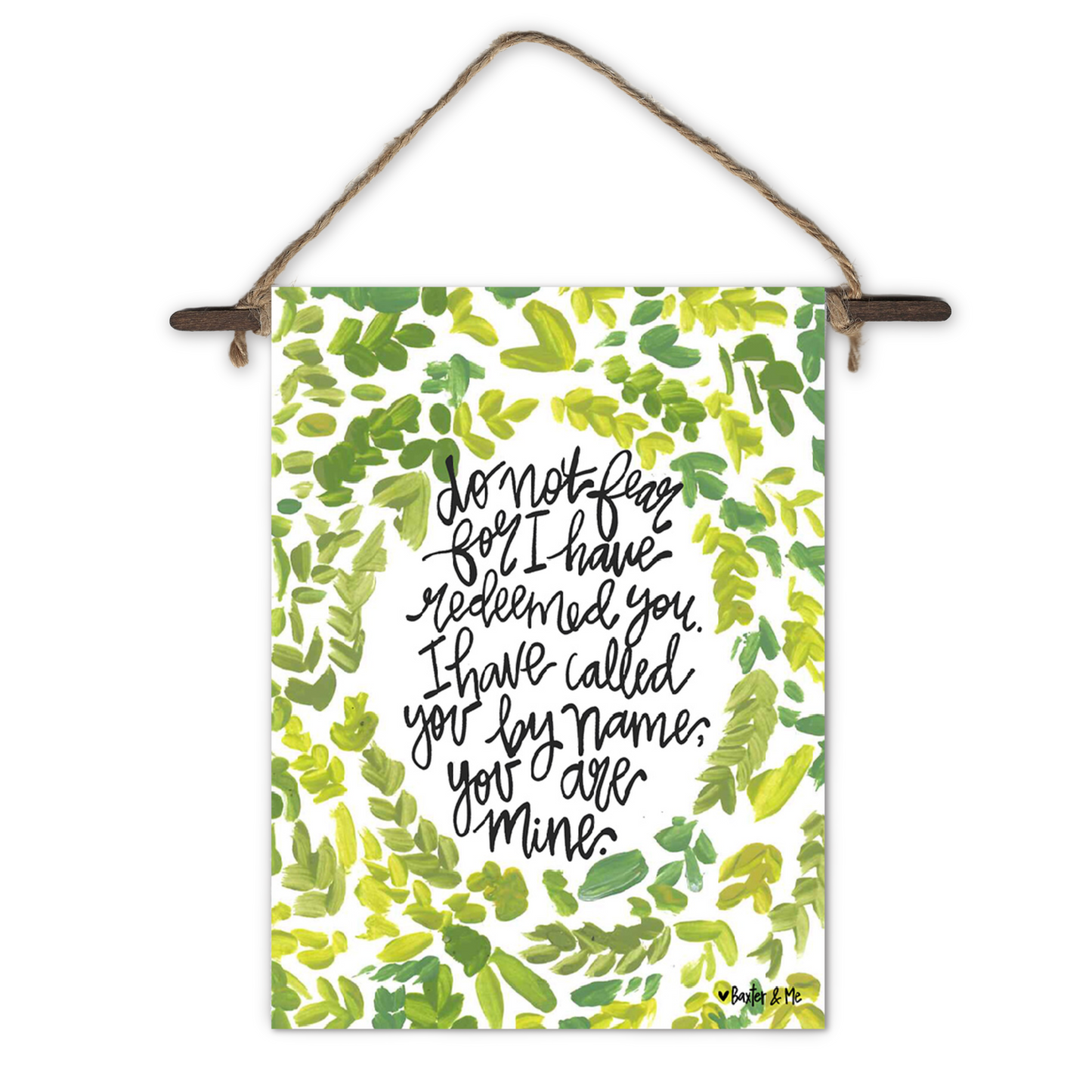Do Not Fear Mini Wall Hanging