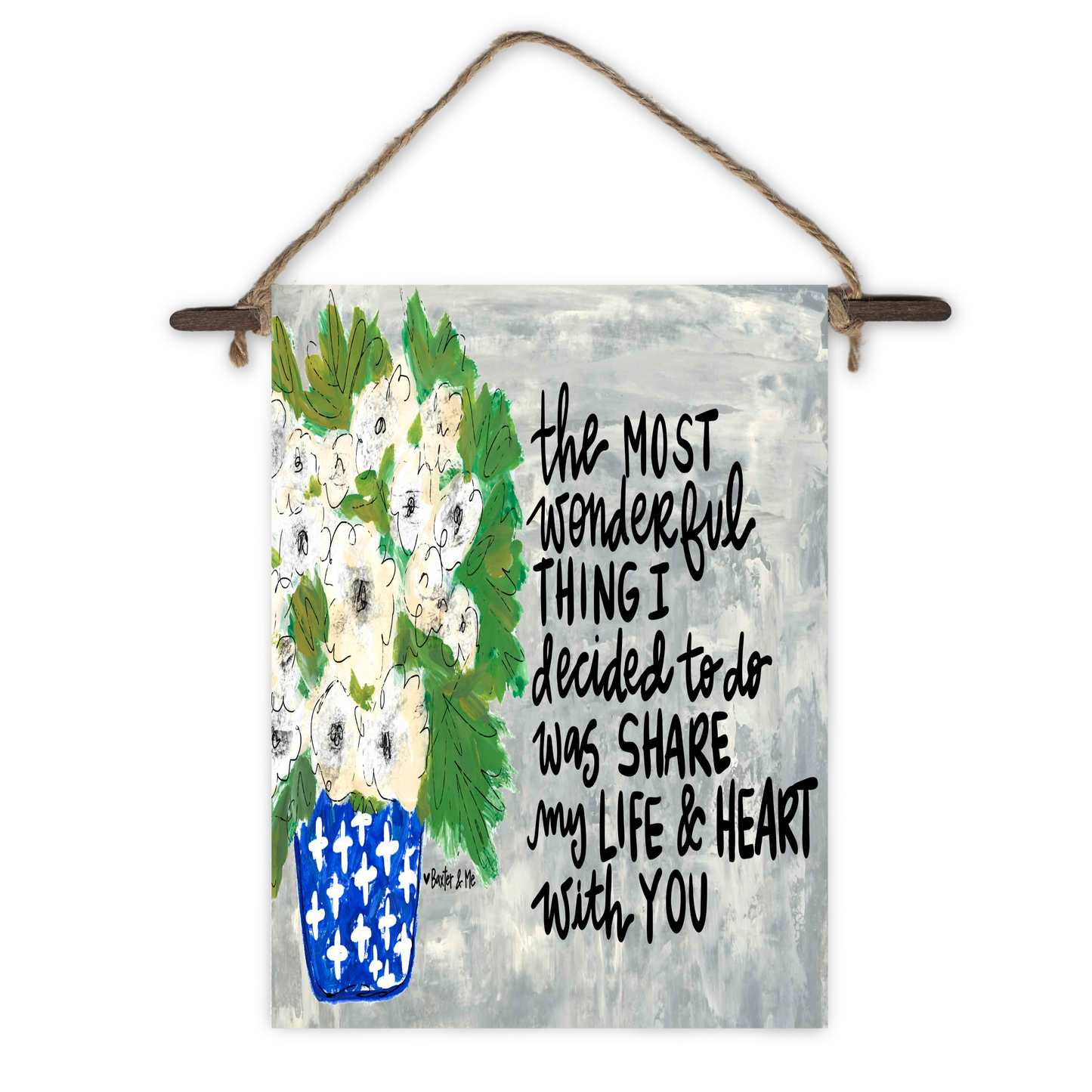 Most Wonderful Thing Mini Wall Hanging