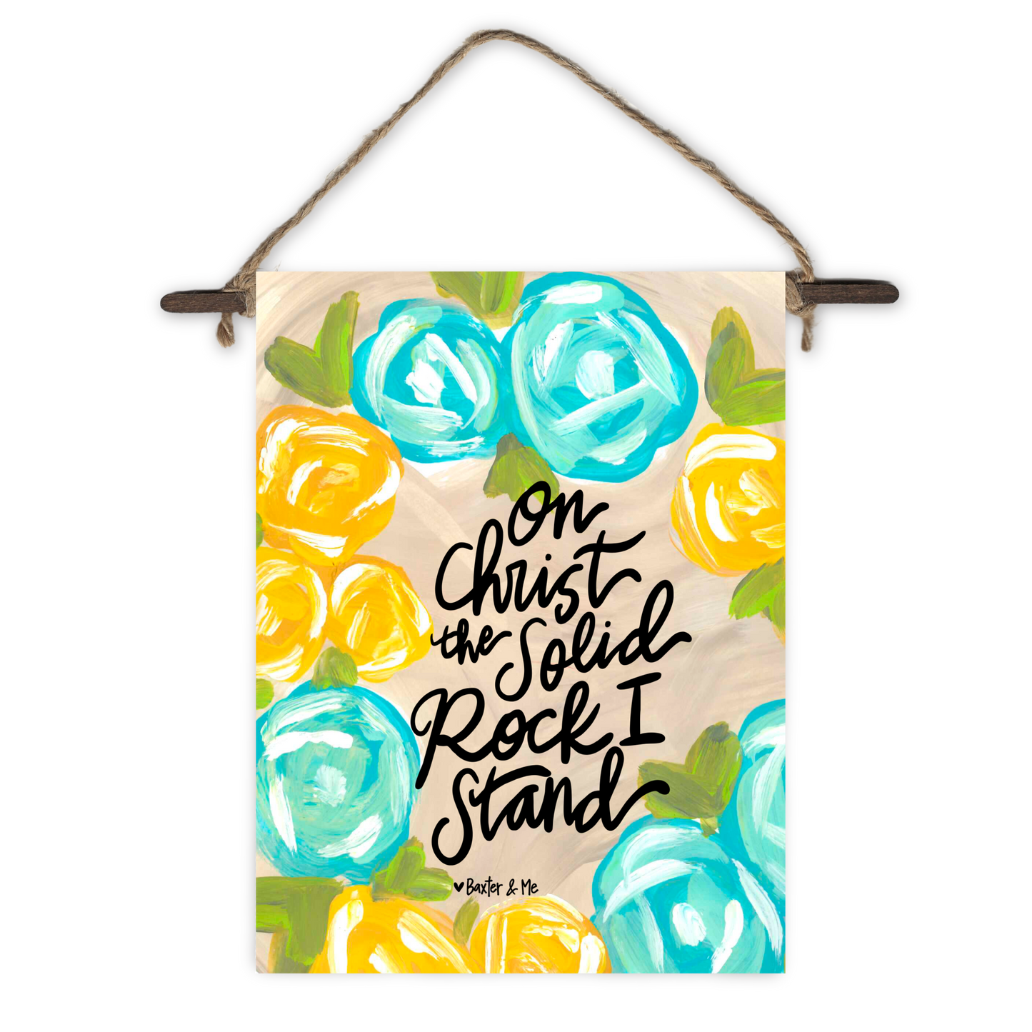 Solid Rock Mini Wall Hanging