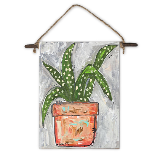 Aloe Planter Mini Wall Hanging