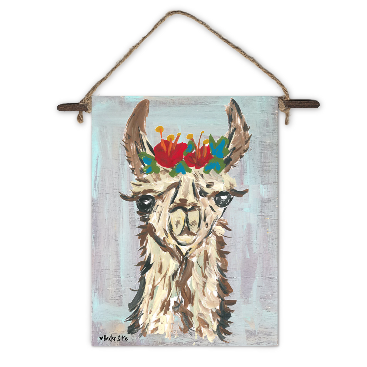 Boho Llama Mini Wall Hanging