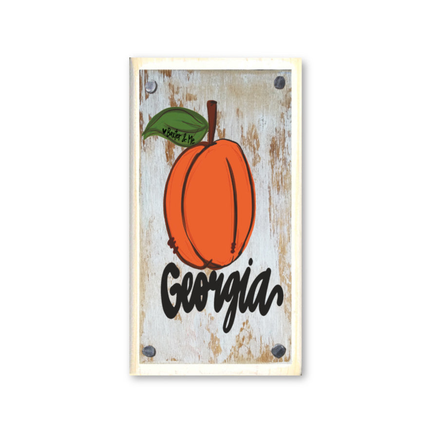 Georgia Peach Happy Block