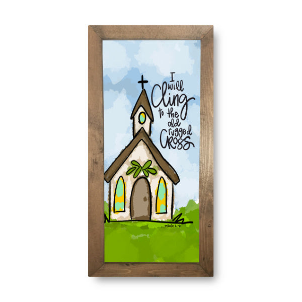 Old Rugged Cross Framed Art