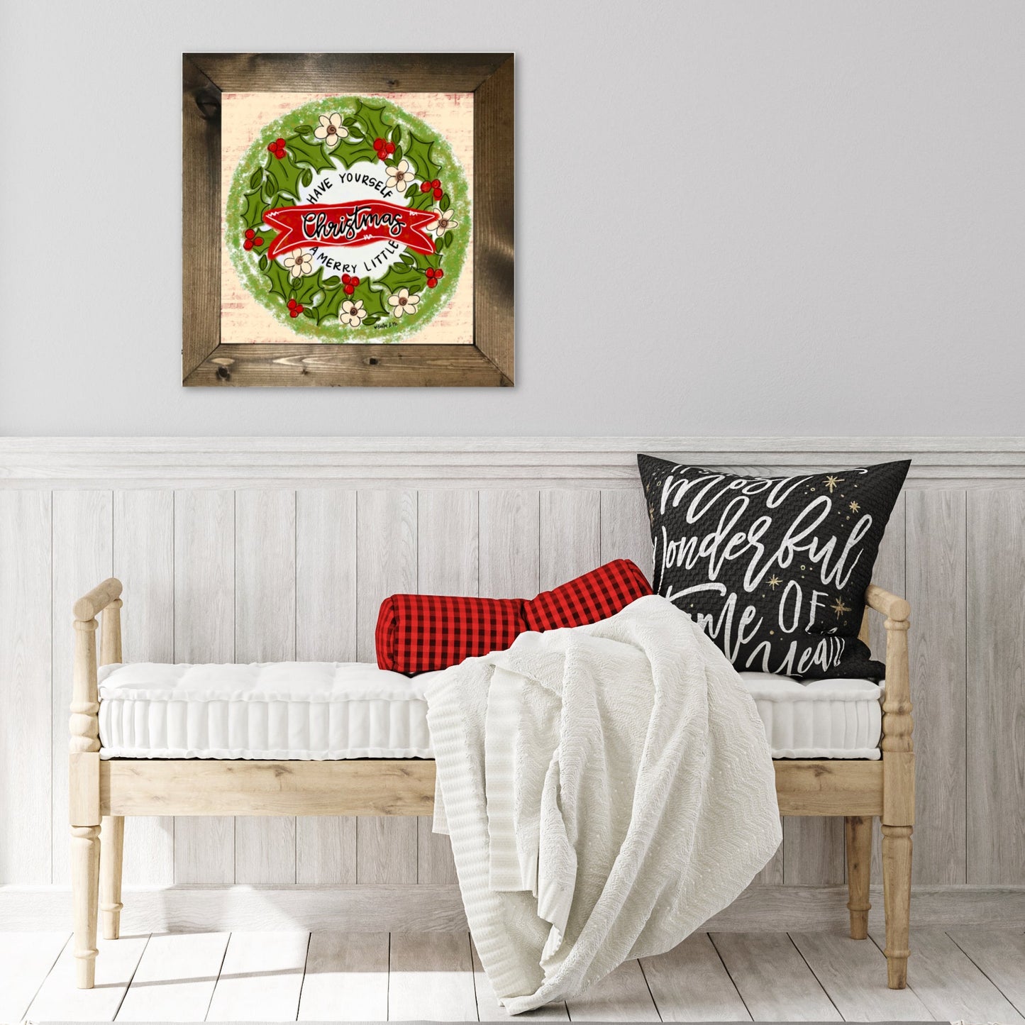 A Merry Little Christmas Framed Art