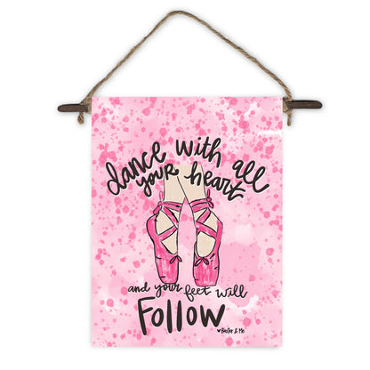 Dance with All Your Heart Mini Wall Hanging