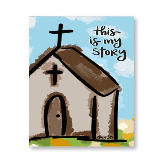 This is My Story Wrapped Canvas