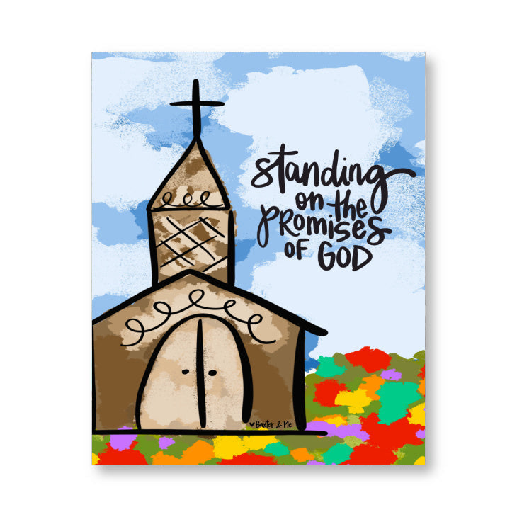 Standing on the Promises Wrapped Canvas