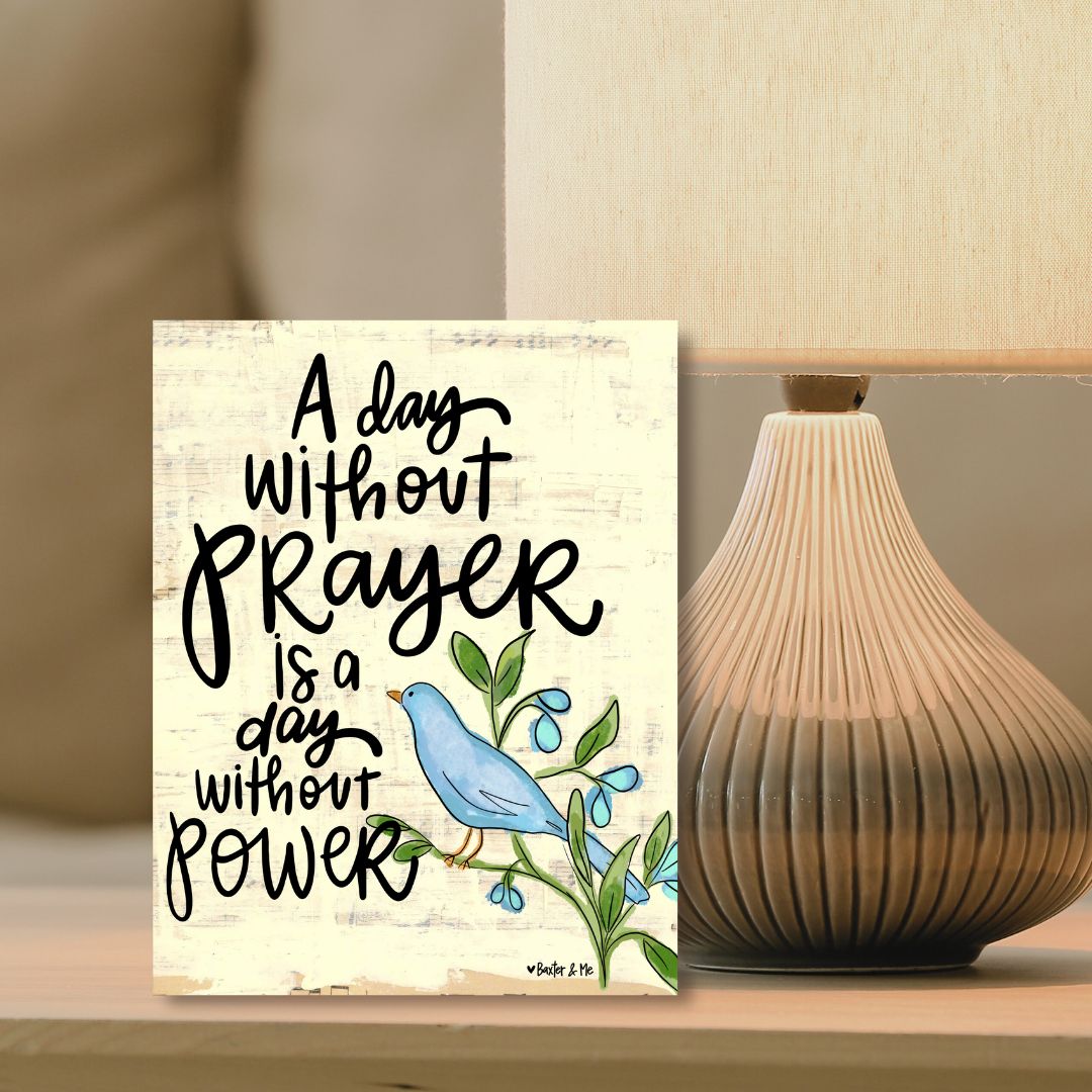 Power in Prayer Wrapped Canvas