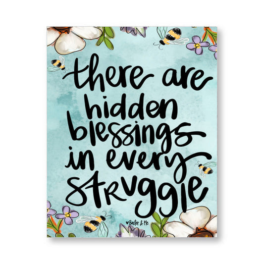 Hidden Blessings Wrapped Canvas