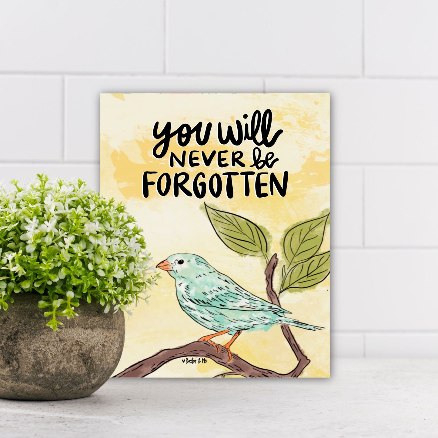 Never Forgotten Wrapped Canvas