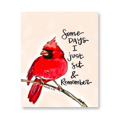 Sit & Remember Wrapped Canvas - 8" x 10"