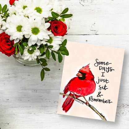 Sit & Remember Wrapped Canvas - 8" x 10"