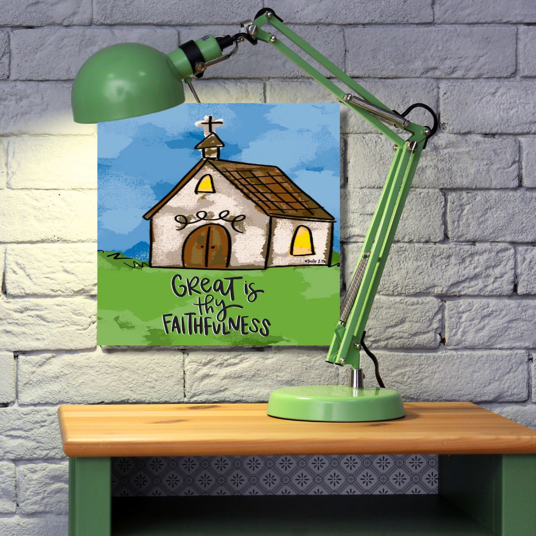 Great is Thy Faithfulness Church Wrapped Canvas