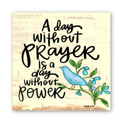 Power in Prayer Wrapped Canvas