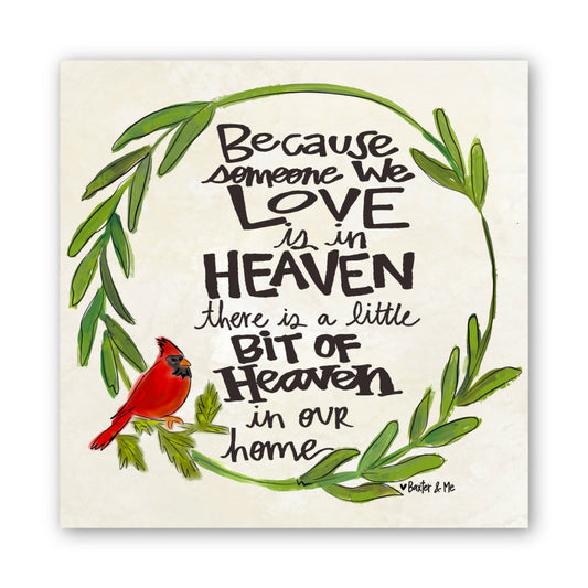 Heaven Cardinal Wrapped Canvas