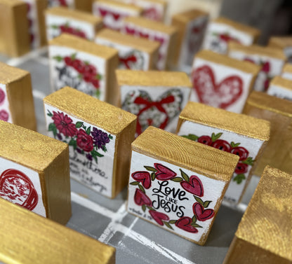 Sweethearts Gold Mini Block
