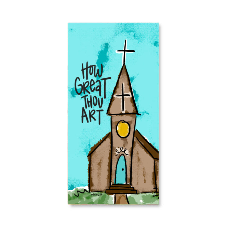 How Great Thou Art Church Wrapped Canvas