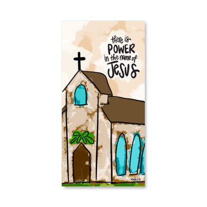 Power in the Name of Jesus Wrapped Canvas