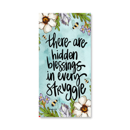 Hidden Blessings Wrapped Canvas