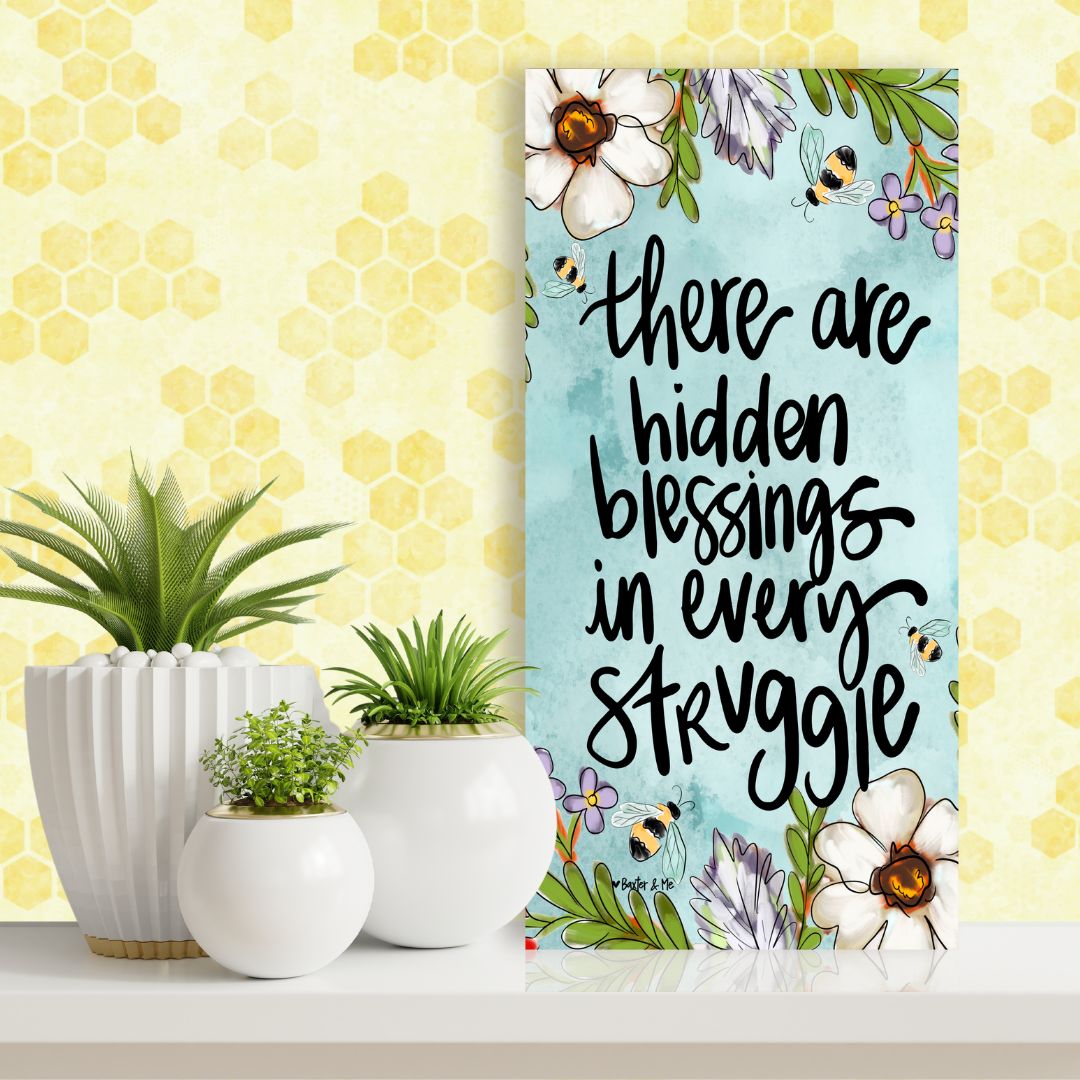 Hidden Blessings Wrapped Canvas