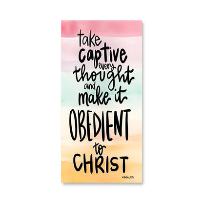 Take Captive Every Thought Wrapped Canvas