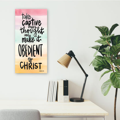 Take Captive Every Thought Wrapped Canvas
