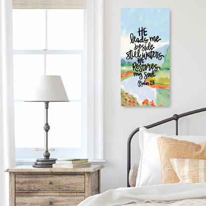 Still Waters Wrapped Canvas