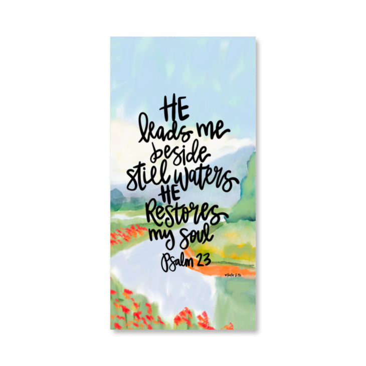 Still Waters Wrapped Canvas