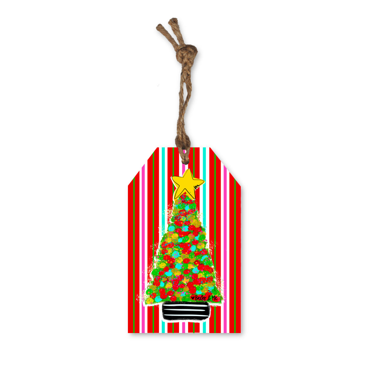 Dots & Stripes Tree of Cheer Ornament