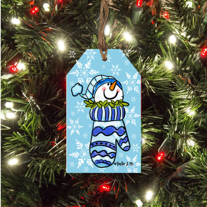 Mitten Full of Frosty Ornament